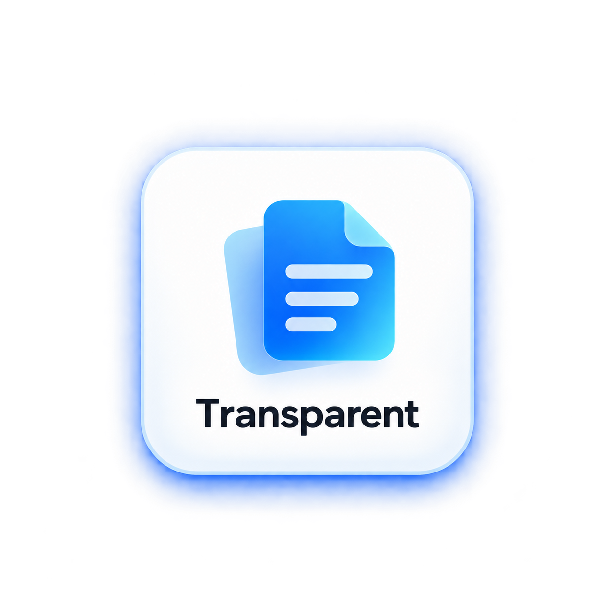 Transparent reward records card
